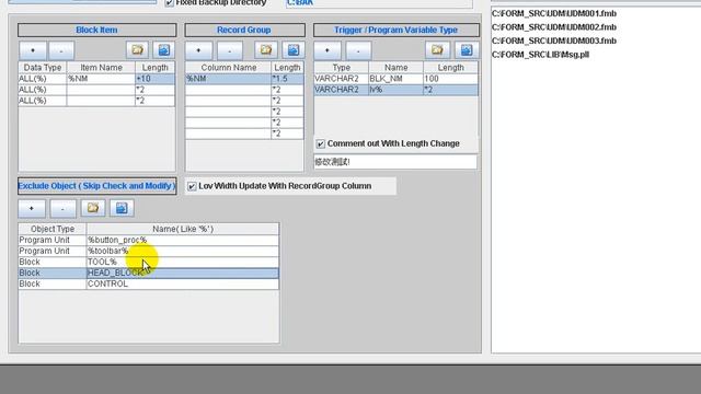 Oracle Form 6i jdapi 物件長度修改程式操作3.wmv смотреть онлайн