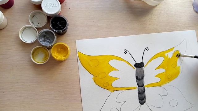 Рисуем бабочку. Рисунок Бабочка. смотреть онлайн