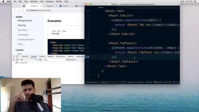 Building a component library - Day 8 (Tabs) смотреть онлайн