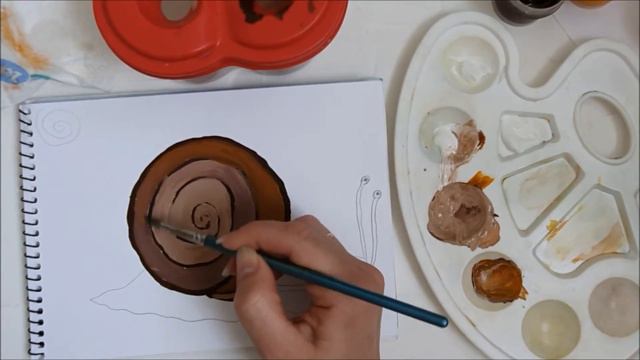 Урок 5 гуртка Арт-студія "Равлик", гуаш смотреть онлайн