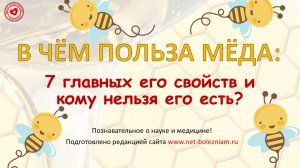 В чём польза мёда: 7 основных его свойств и кому нельзя его потреблять?