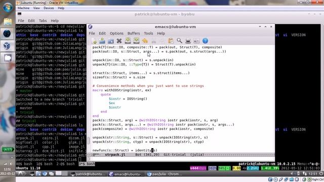 Setting up git for julia development смотреть онлайн