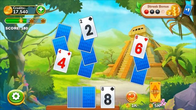 Solitaire Tripeaks: Adventure Journey (Gameplay Android) смотреть онлайн