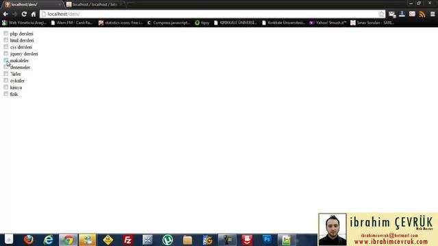 #81 PHP ile Toplu CheckBox Verilerini Silmek смотреть онлайн