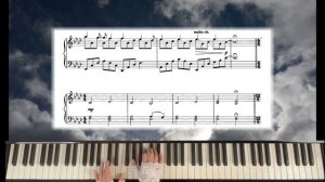 Ludovico Einaudi - Nuvole Bianchi with sheet (piano tutorial)
