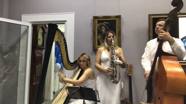 IPANEMA LIVE (Harp - sax - bass ) Mellowjazz смотреть онлайн