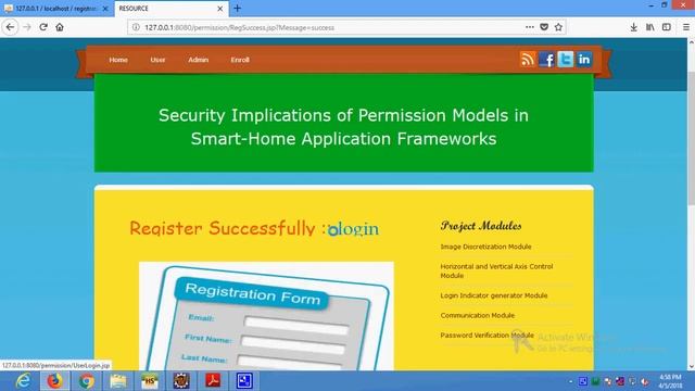 Security Implications of Permission Models in Smart Home Application Frameworks in JAVA смотреть онлайн