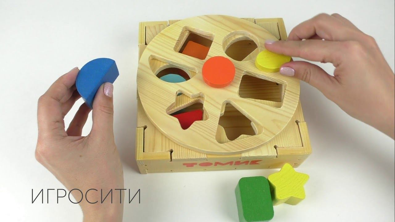 Сортер "Круг", 7 элементов, Томик (ящик Сегена) смотреть онлайн