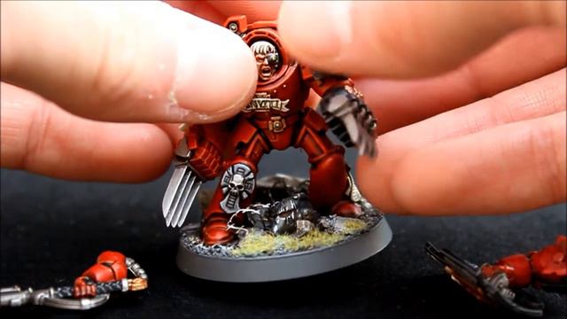 Blood Angels Assault Terminators Warhammer 40k Unit Showcase Paint Job | HD Video смотреть онлайн