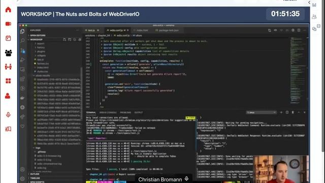 The Nuts and Bolts of WebdriverIO - Christian Bromann, SauceCon Online 2021 Workshop смотреть онлайн