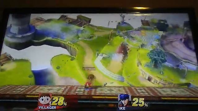 SSB4 - Villager Battles (Bowling Ball Killer) смотреть онлайн