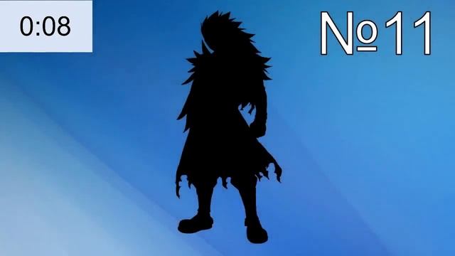 АНИМЕ ТЕСТ: УГАДАЙ ПЕРСОНАЖА ИЗ АНИМЕ: СКАЗКА О ХВОСТЕ ФЕИ ПО СИЛУЭТУ