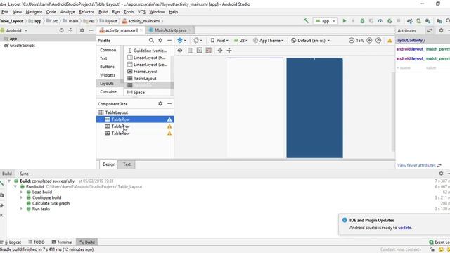 Android Studio - Tutorial membuat table layout смотреть онлайн