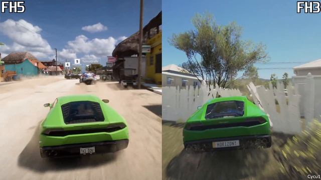 Forza Horizon 5 vs Forza Horizon 3 Xbox Series X 4K Early Graphics Comparison смотреть онлайн