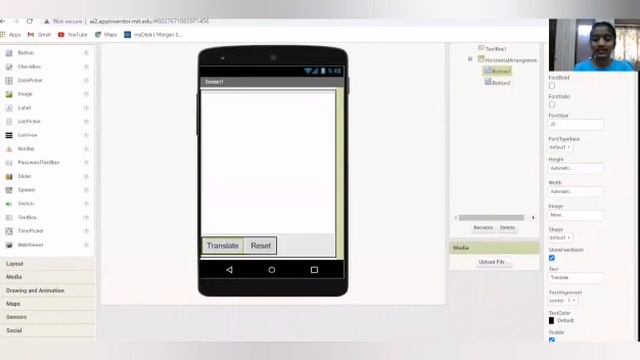 How to make a language translator app using MIT app inventor - Part 1 смотреть онлайн