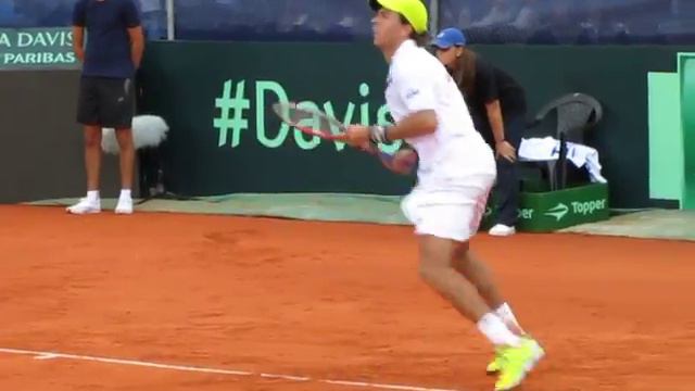 Charly Berlocq derrota a Andreas Seppi en la Copa Davis 2014 смотреть онлайн