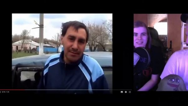 лиззка и D.K. смотрят "дядя женя за руль полез"