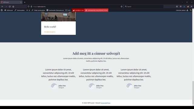 WordPress weboldal készítés konyhanyelven 2023 - Wordpress Oktatóvideó Kezdőknek смотреть онлайн
