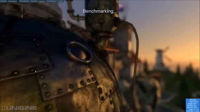 Heaven Benchmark on 2 GTX 570's in SLI смотреть онлайн