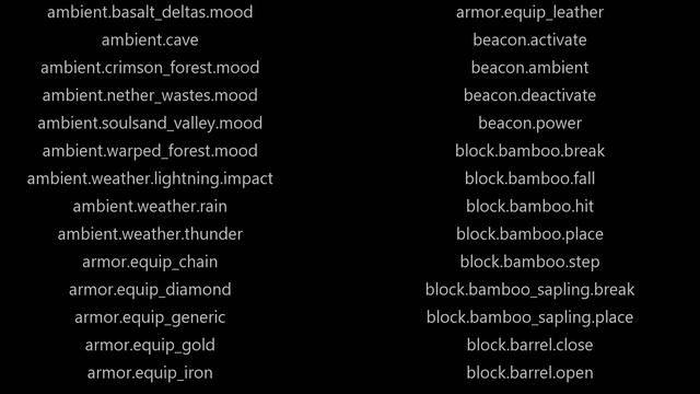 /playsound | Minecraft Bedrock Commands A-Z смотреть онлайн