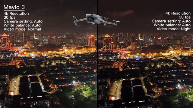 DJI Mini 3 Pro VS DJI Air 2S VS DJI Mavic 3 | Low Light Night Video Comparison смотреть онлайн