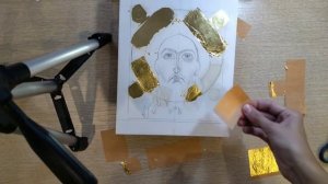 Процесс золочения иконы. С какими трудностями можно столкнуться в процессе позолоты.