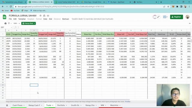 Download Jurnal Trading Saham Spreadsheet Excel смотреть онлайн