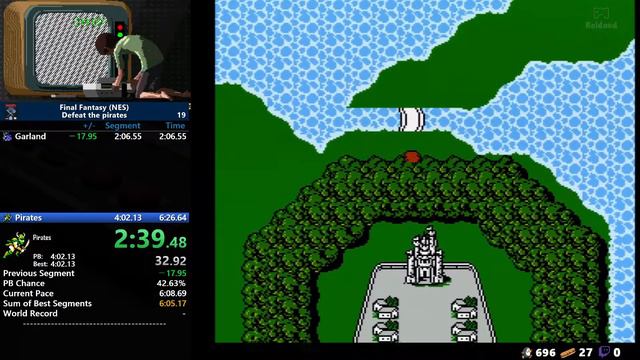 Final Fantasy (NES) - Defeat Pirates - 5:28.05 смотреть онлайн