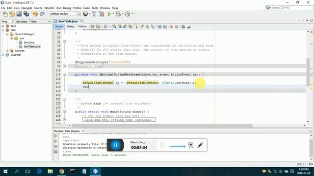 How To get Sum From JTable all rows Java Swing Netbeans смотреть онлайн