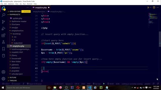 New Insert Method (query) With Empty Function in php... смотреть онлайн