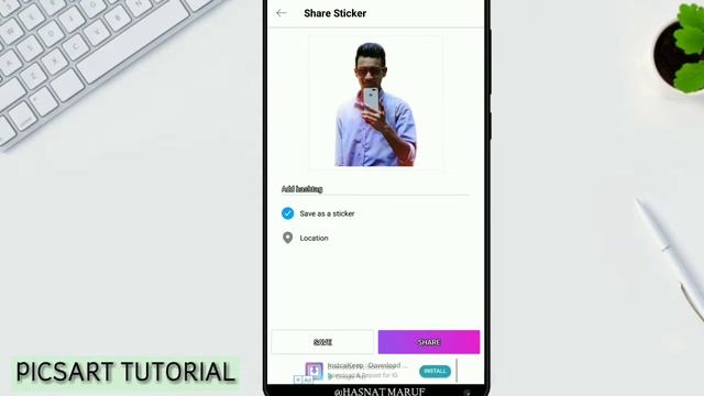 How to change Background photo with PicsArt tutorial... смотреть онлайн