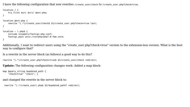 DevOps & SysAdmins: Nginx: Redirect .php requests to extension-less version смотреть онлайн