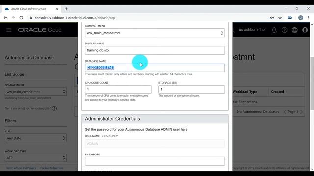 18 Creating an Autonomous Database смотреть онлайн
