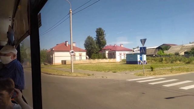 Автобус Бобруйска МАЗ-103.065, гос. номер TC 1619, борт.номер 283, маршрут 2(07.08.2020) Часть 1 смотреть онлайн