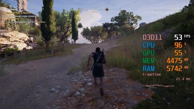 GeForce RTX 2060 -- Intel Core i5-4690K -- Assassin's Creed AC Odyssey FPS Test смотреть онлайн