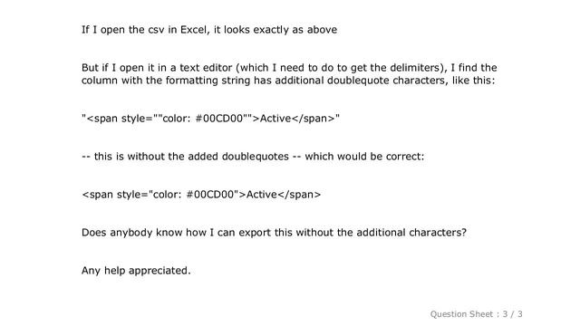 Pandas : Pandas Dataframe CSV export, how to prevent additional double-quote characters смотреть онлайн