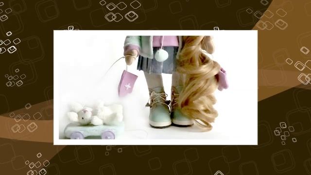 Интерьерная текстильная кукла/Kuk_Lana смотреть онлайн