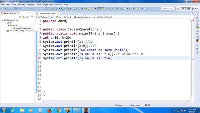 Selenium 15: Java IO Operations, and File Handling смотреть онлайн