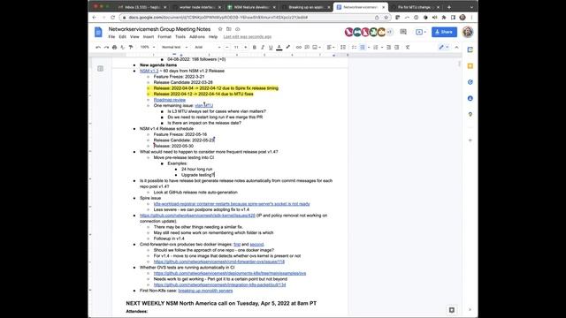Network Service Mesh Community Meeting 2022-04-12 смотреть онлайн