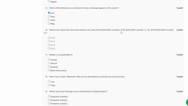 Data Analytics with Python | NPTEL | Week 1 Assignment 1 Solution | Jan-Jul 2023 смотреть онлайн