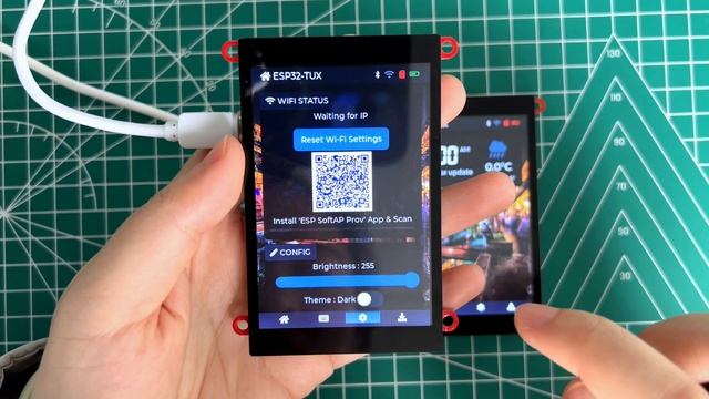 ESP32-TUX on ESP32-S3 TFT Touch, Using ESP-IDF/ LVGL/ LovyanGFX смотреть онлайн