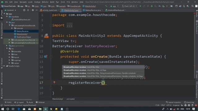 Broadcast Receiver In Android With Example • Battery Level Changed Receiver • In Hindi смотреть онлайн