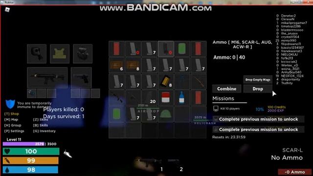 Играем с другом в роблокс Death Zone смотреть онлайн