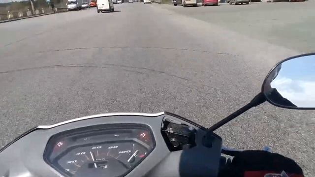 Максималка Honda Lead JF-06 на 125сс поршневой. смотреть онлайн