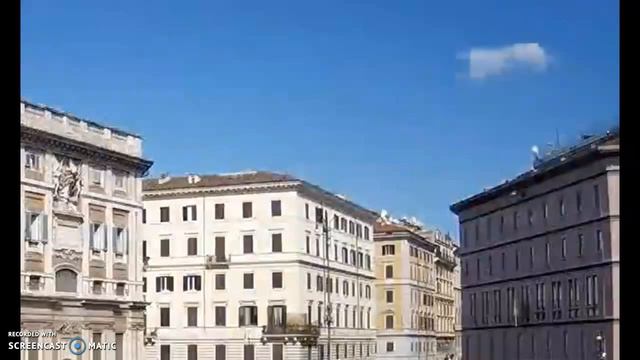 Blue Sky Daylight ship Basilica of Santa Maria Maggiore смотреть онлайн