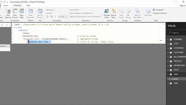 Summarize and Filter смотреть онлайн
