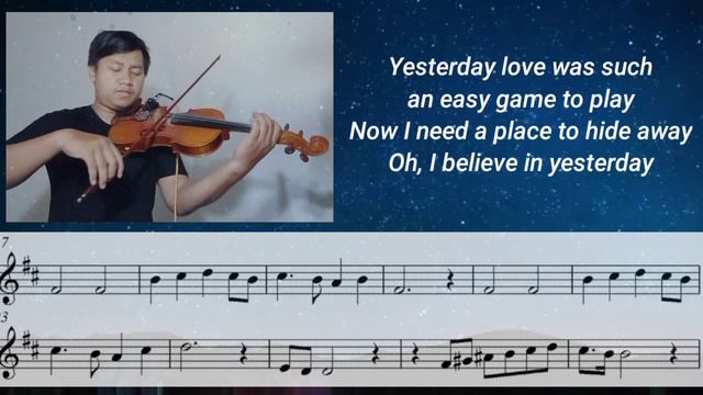[Free Sheet] The Beatles - Yesterday [Violin Cover With Sheet Music]