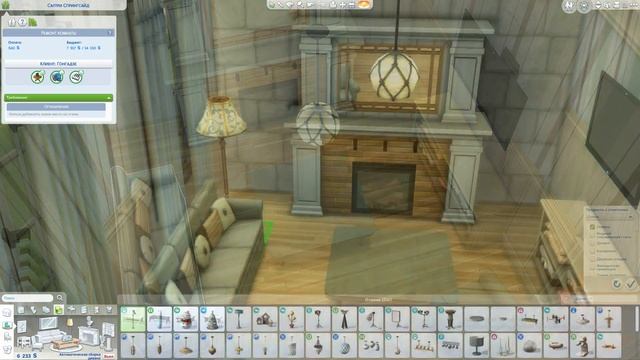 Дизайнер интерьера в Симс 4 | Interior designer The Sims 4 | Ремонт гостиной | living room |#5 смотреть онлайн