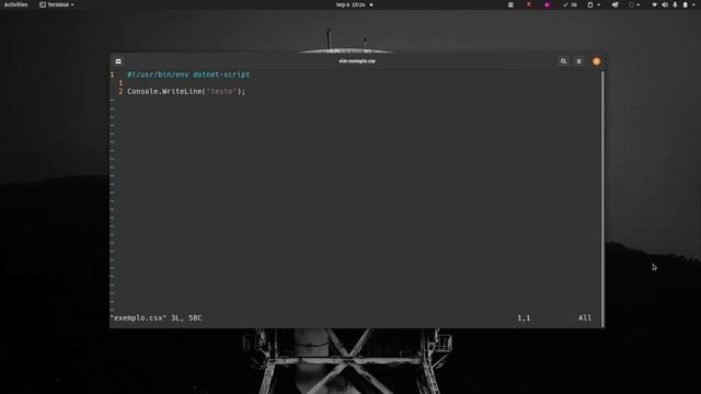 Usando C# como uma linguagem de scripts (dotnet script, arquivos csx) | C# 001 смотреть онлайн