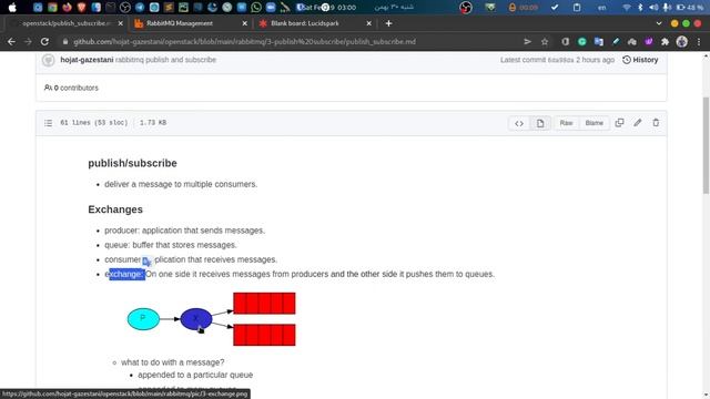 4-1RabbitMQ Python publish named exchange fanout آموزش смотреть онлайн